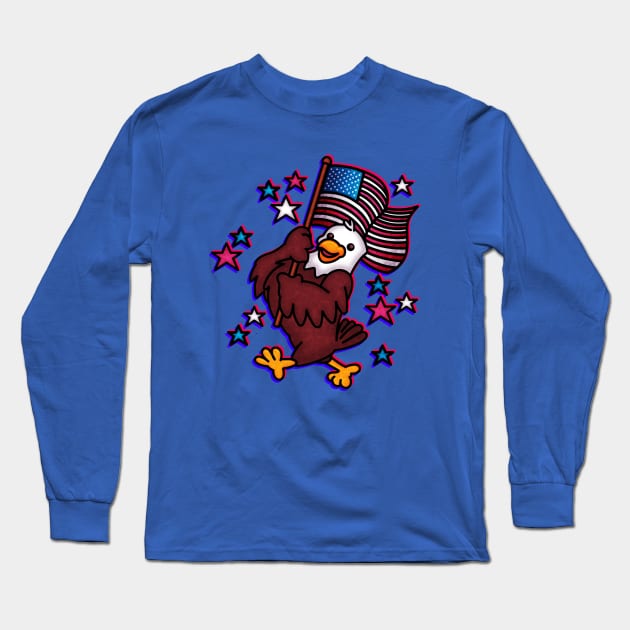 Eagle March Long Sleeve T-Shirt by JPenfieldDesigns